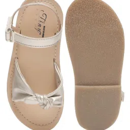 Tiny Bugs Kids Golden Ankle Strap Sandals image 4
