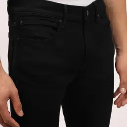 Lee Travis Black Slim Fit Lightly Washed Jeans image 4