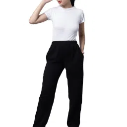 Vimal Jonney Black & Blue Regular Fit Mid Rise Track Pants - Pack of 2 image 4