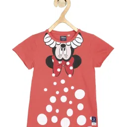 Allen Solly Junior Red Cotton Printed T-Shirt image 1