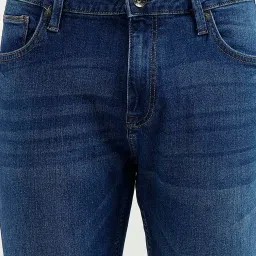 United Colors of Benetton Blue Skinny Fit Lightly Washed Jeans image 4