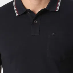 Dragon Hill Navy Slim Fit Polo T-Shirt image 4