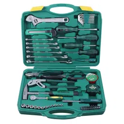 Hanbon Machine Repair Tools Set with Green Plastic Case, 110162 (Pack of 62 Pcs)-picture-17