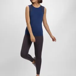 Forever 21 Blue Regular Fit Sports Tank Top image 4