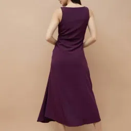 Code By Lifestyle Purple Regular Fit Dress image 2