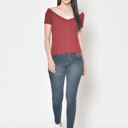 Cation Maroon Top image 4