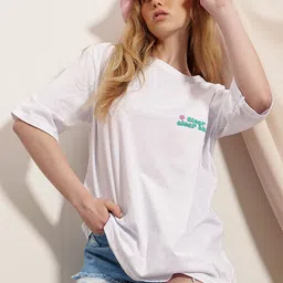 Trend Alacati stili Women Printed Pockets T-shirt-picture-33