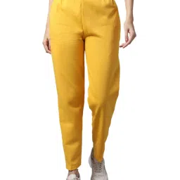 Vimal Jonney Green & Yellow Regular Fit Mid Rise Track Pants - Pack of 2 image 3