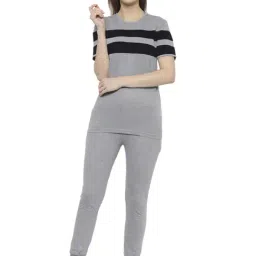 Vimal Jonney Grey Cotton Printed T-Shirt Track Pants Set-picture-48