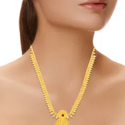 Waman Hari Pethe Jewellers 22k Gold Necklace Set for Women image 2