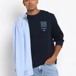 Lee Navy Regular Fit Sweatshirt image 1
