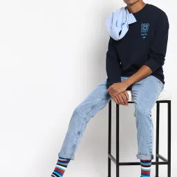Lee Navy Regular Fit Sweatshirt image 5