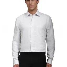 Louis Philippe white Checks Shirts-picture-39