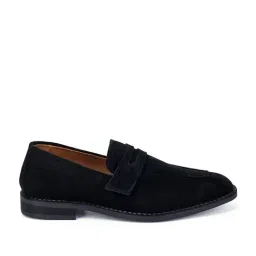 Louis Stitch Men's Jet Black Casual Loafers image 2