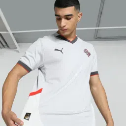 Puma Light Grey Regular Fit Iceland Football 2024 Away Jersey-picture-44