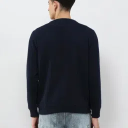 U.S. Polo Assn. Navy Cotton Regular Fit Graphic Sweatshirt image 2