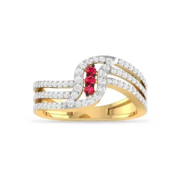 PC Jeweller Tamarah 18k Gold Ring for Women image 1