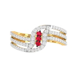 PC Jeweller Tamarah 18k Gold Ring for Women image 4