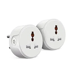 Wipro 10A Smart Plug Compatible with Alexa and Google Assistant - Pack of 2 (White) image 2