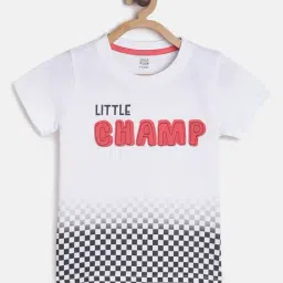 MINIKLUB Kids White Printed T-Shirt-image-16