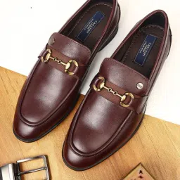 Carlton London Men's Brown Loafers-picture-19
