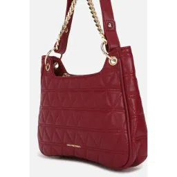 Van Heusen Women Maroon Solid Casual Shoulder Bag image 5