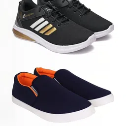 Free Kicks Men Multicoloured Mesh Marking Running Sports Shoes-picture-24