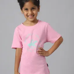 Beverly Hills Polo Club Kids Pink Logo Print T-Shirt-picture-24