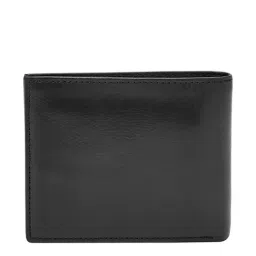 Fossil Ryan Black Leather Casual Rfid Bi-Fold Wallet for Men image 2