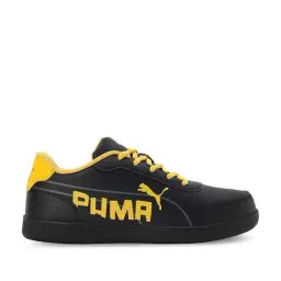 Puma Kids Dreamcat JR Black & Spectra Yellow Casual Sneakers-image-40