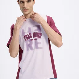 glitchez Typography Printed Oversized T-shirt image 4