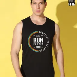 WOOSTRO Men Pack Of 2 Typography Printed Scoop Neck Cotton Slim Fit T-shirts-picture-10