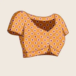 all about you Ethnic Motifs Printed Saree with Blouse Piece image 4