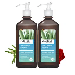 Mukti Gold Set Of 2 Amla Neem & Lemon Infused Anti-Dandruff Shampoo- 400ml Each-picture-36