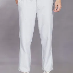 THE BEETEL HOUSE Men Relaxed Loose Fit Easy Wash Trousers-picture-34