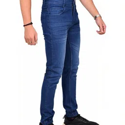 BuaGi Collection Men Regular Fit Mid-Rise Light Fade Jeans image 3