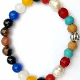 Apnisanskriti Apnisanskriti Multi Colour Stones Bracelet image 3