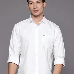 Allen Solly Pure Cotton Classic Fit Checked Casual Shirt-image-96