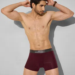 MODERN CREW Men Solid Premium Micro Modal Short Trunk MC-ST-002-CL-WT-S image 5