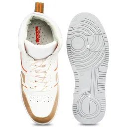 Ajile by Pantaloons Men's White Ankle High Sneakers image 4