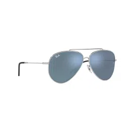 Ray-Ban Reverse  | Silver Sunglasses ( 0RBR0101S | Pilot | Silver Frame | Grey Lens ) image 4