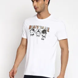 Lee White Crew T-Shirt image 3