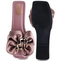 Shoetopia Women's Mauve Casual Sandals image 4