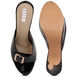 Elle Women's Black Casual Stilettos image 4