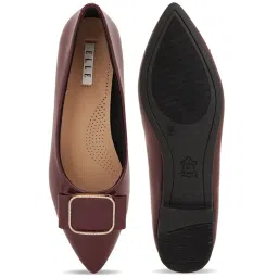 Elle Women's Cherry Flat Ballets image 4