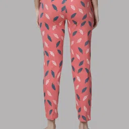 Kryptic Black & Pink Printed Pure Cotton Elasticated Waist Band Regular Fit Pyjamas - Pack of 2 image 2