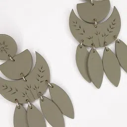 VMA PLAY FASHION Brass Plated Contemporary Drop Earrings image 2