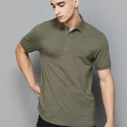 Forca by Lifestyle Olive Regular Fit Polo T-Shirts-picture-26