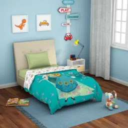 Spaces Disney Green & Pink Cotton 180 TC Quilts - Set of 1-image-29