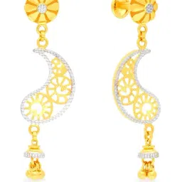 Malabar Gold and Diamonds 22k Gold Earrings for Women-picture-34